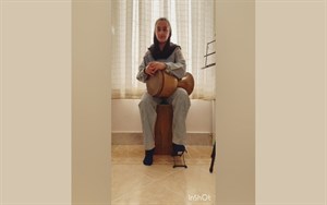 رضایت هنرجوی تنبک -خانم سرنا امیرشاهی