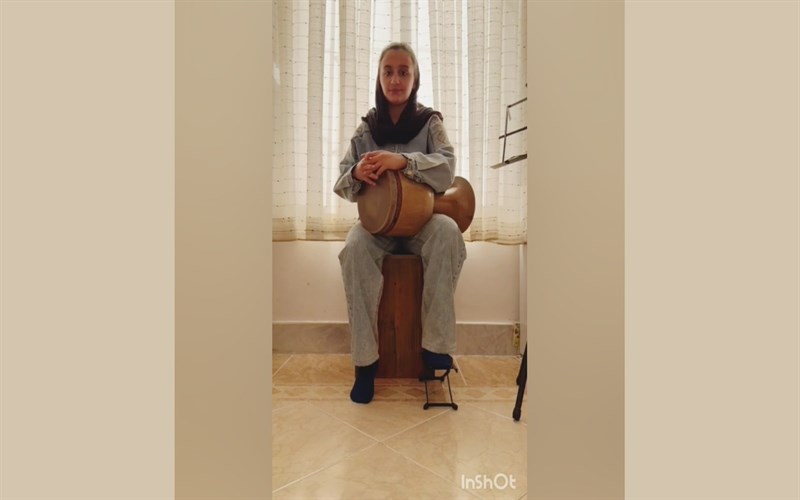 رضایت هنرجوی تنبک -خانم سرنا امیرشاهی