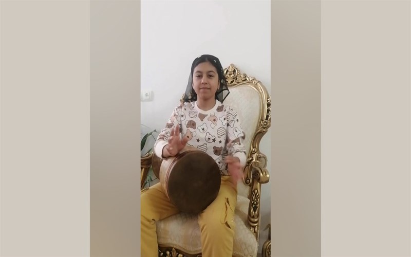 نظر و اجرای هنرجوی تنبک -خانم سنا سیدی